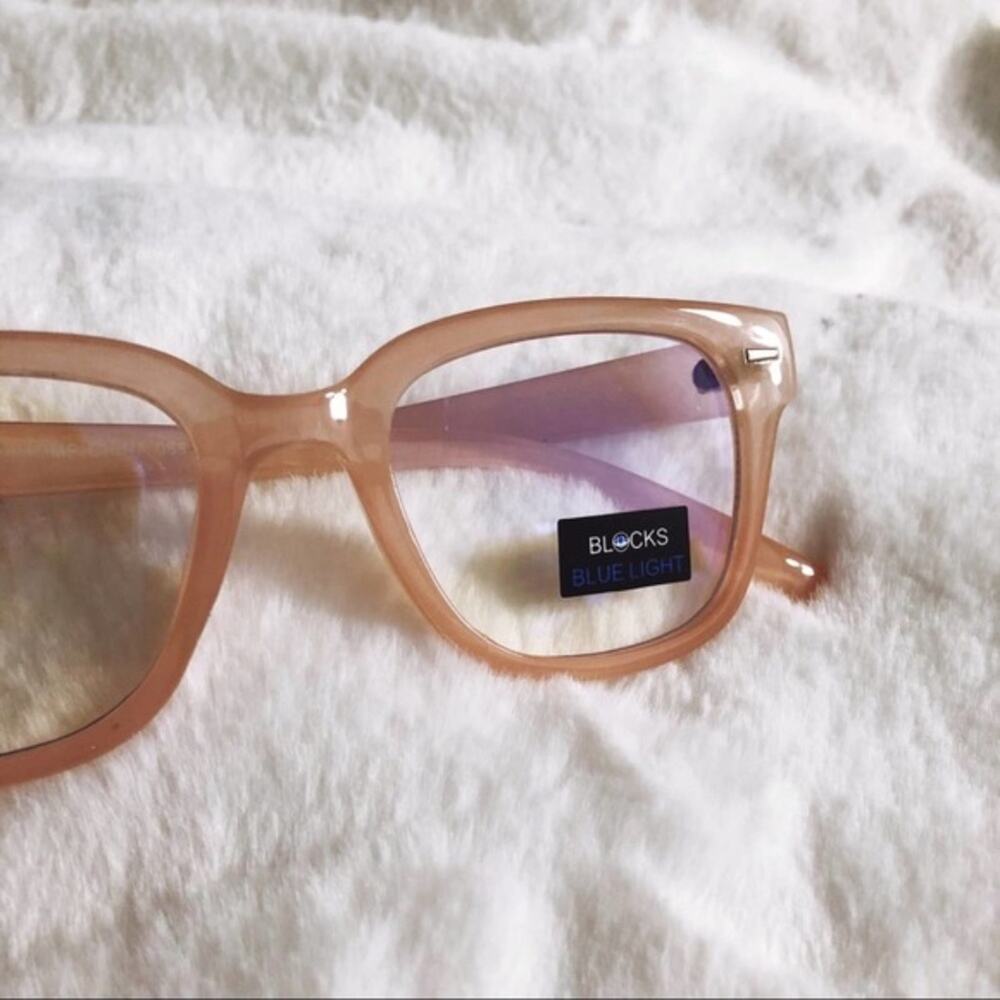 Baker Pink Computer Blue Light Glasses - Picture 3 of 11